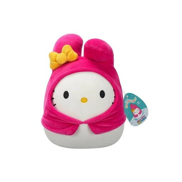 NWT Squishmallows: Hello Kitty in My Melody Hoodie 8" Limited Edition Plush - Picture 1 of 4